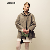 蕾虎2025冬季 MARCHEN 假日系列阅读周大衣毛呢外套宽松女装