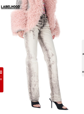 【SALE】【Liegee】蕾虎设计感通勤简约纯棉直筒牛仔裤休闲裤