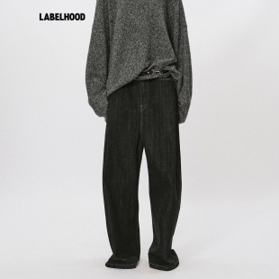 BAGGY乌木黑色宽松低裆牛仔裤 蕾虎EBONY 2025秋冬新款 Liegee