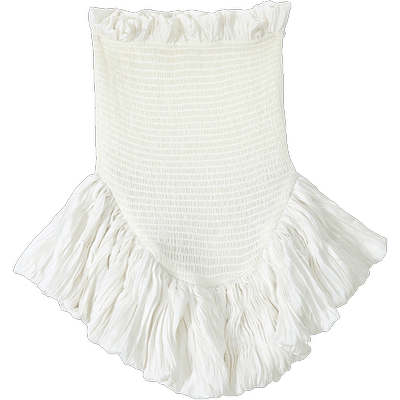 ASSIGNMENTS打揽拼接褶饰上衣