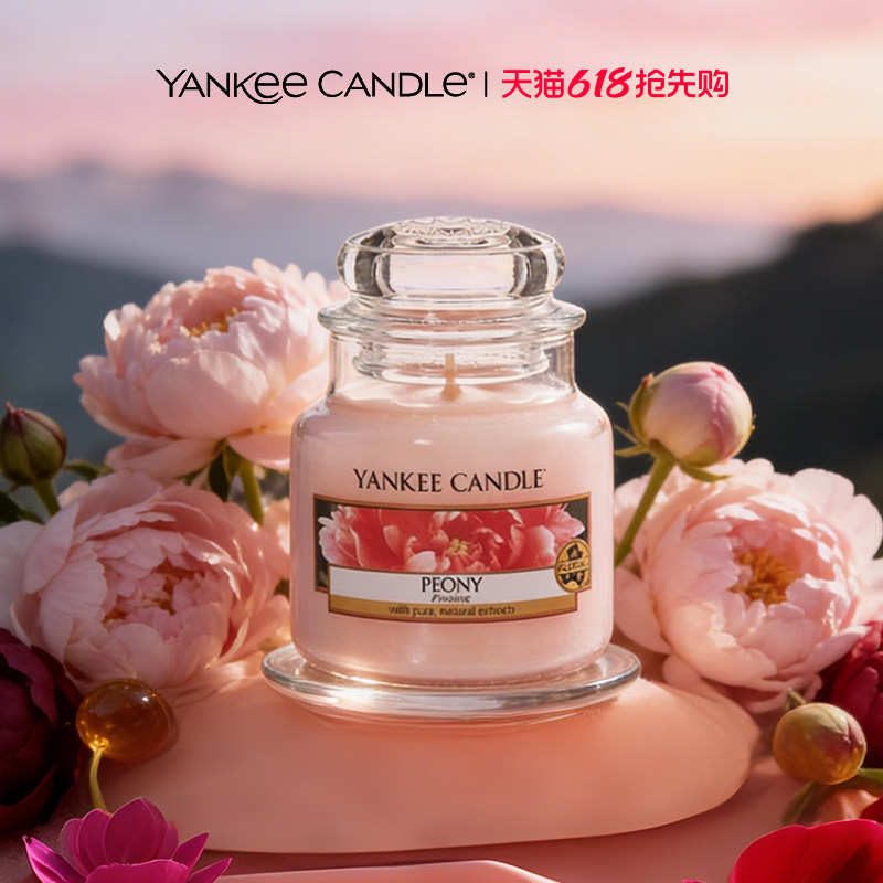 YankeeCandle扬基进口家用室内卧室花香香薰蜡烛持久-瑕疵特价