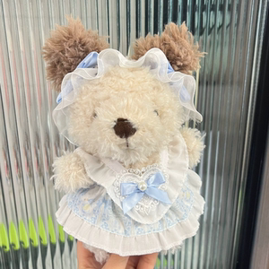 Jellycat玩偶着替little系列娃衣18cm小狗小兔小羊裙子春衣服套装