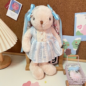 适用于伽百利小可爱兔子衣服30cm毛绒玩偶中号邦尼兔连衣裙子玩偶
