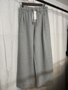 灰色宽腿裤 长约98 直接拍付收货退运