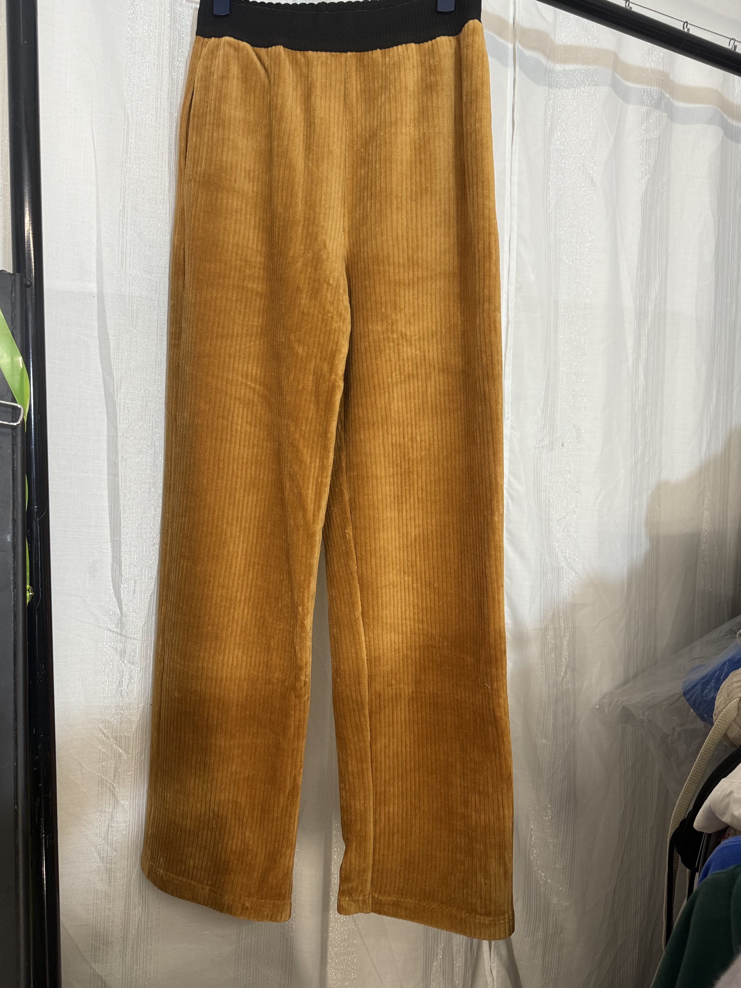 加绒粗灯芯绒休闲裤 直接拍付收货退运