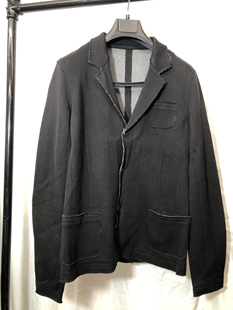 型佳直接拍付 GU家 版 外套 收货退运 样针织牛仔拼色毛边休闲西装