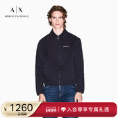 ARMANI 夹克外套 男复古翻领底特律短工装 EXCHANGE 阿玛尼秋冬新款