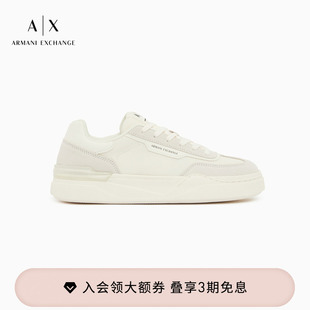 男士 阿玛尼春夏新款 系带小白鞋 休闲板鞋 ARMANI 运动鞋 EXCHANGE