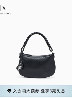 【礼物】ARMANI EXCHANGE/阿玛尼夏新款女Hobo肩带手提斜挎单肩包