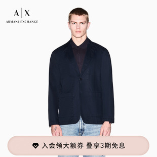 平驳领单排扣西装 ARMANI 男士 阿玛尼26年春夏新款 外套 EXCHANGE
