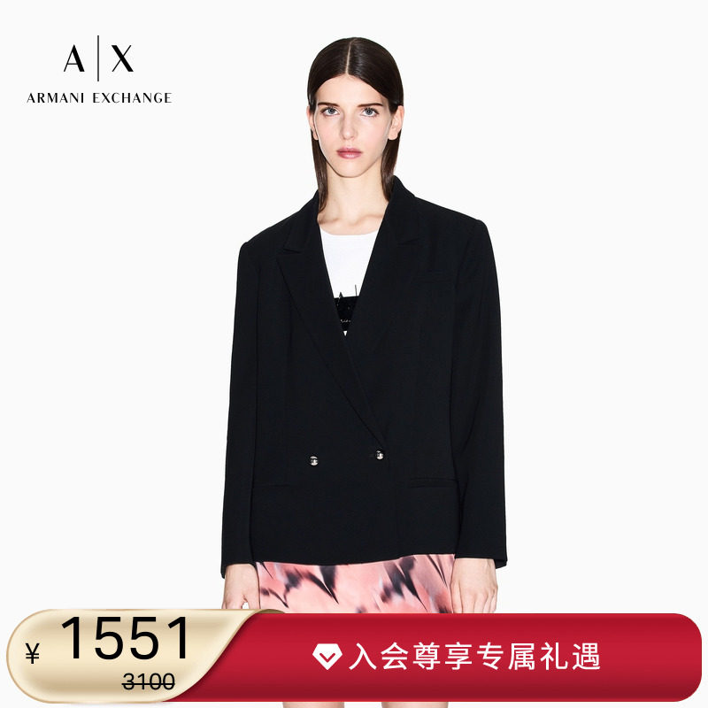 AX/阿玛尼女士平驳领西装外套