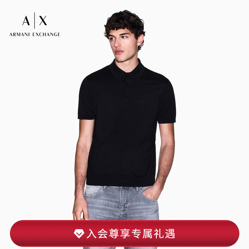 AX/阿玛尼男女商务针织Polo衫
