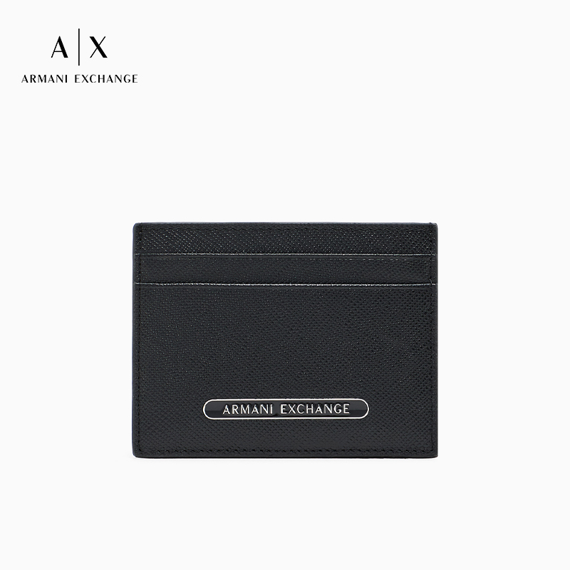 AX/阿玛尼男士牛皮革手拿卡夹