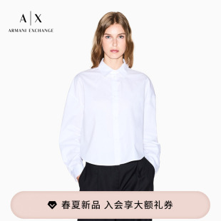 衬衫 ARMANI 商务休闲通勤西装 阿玛尼春夏女士纯棉长袖 EXCHANGE