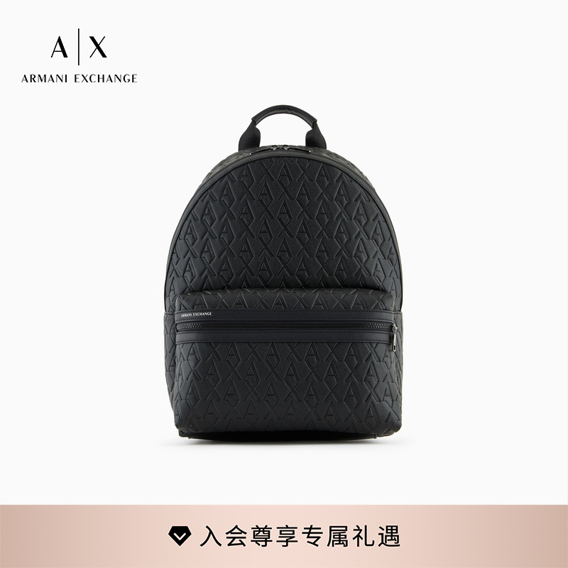 AX/阿玛尼男士圆形手提双肩包