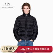 EXCHANGE 阿玛尼冬季 新款 ARMANI 男士 80白鸭绒立领排骨羽绒服外套