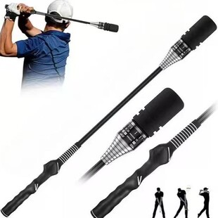 新款高尔夫挥杆棒可调节力度挥杆有响声GOLF挥杆训练器发声棒