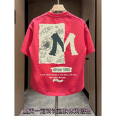 印花短袖 奥特莱斯 男女小众个性 夏季 t恤 品牌折扣捡漏痞帅潮流新款