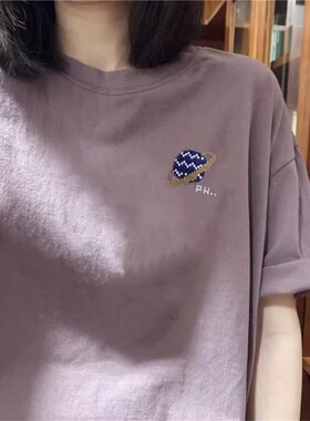 特价清仓~品牌外贸专柜剪标捡漏小众ins夏季男女百搭纯棉短袖T恤