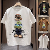 印花短袖 奥特莱斯 男女小众个性 夏季 t恤 品牌折扣捡漏痞帅潮流新款