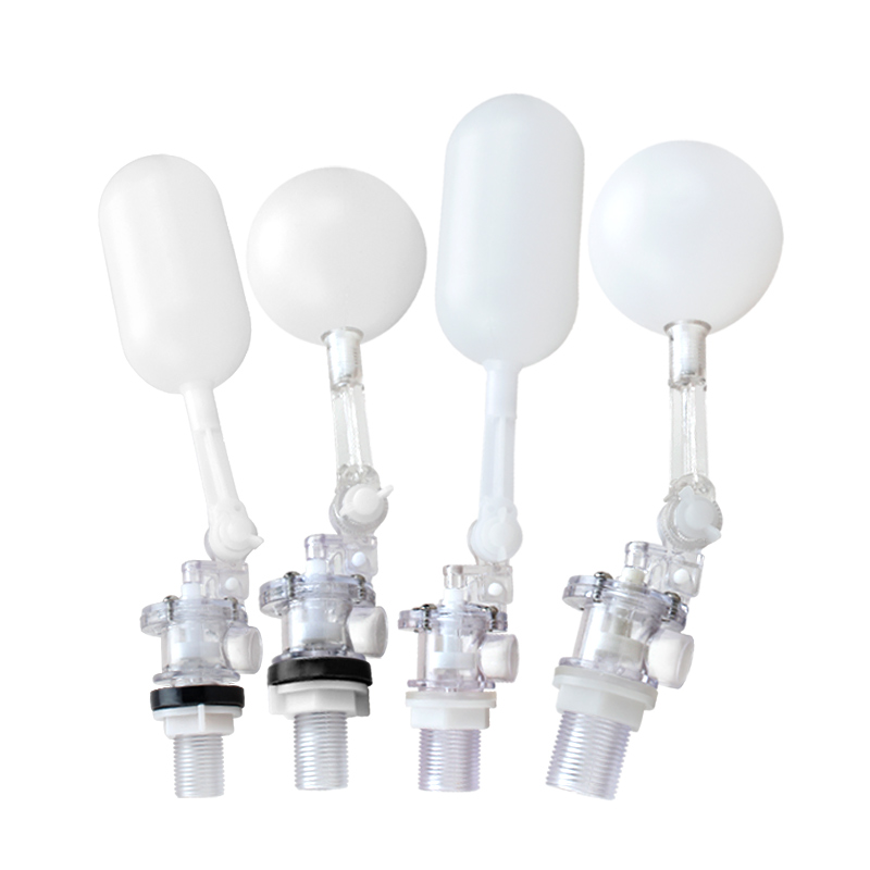 防弹玻璃浮球阀鱼缸水箱水塔可调式进水阀塑料水T位控制阀4分