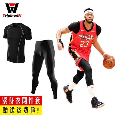 打底透气长裤羽毛球薄款紧身衣