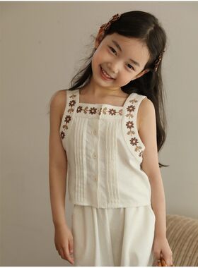 2026新款古风女童夏季套