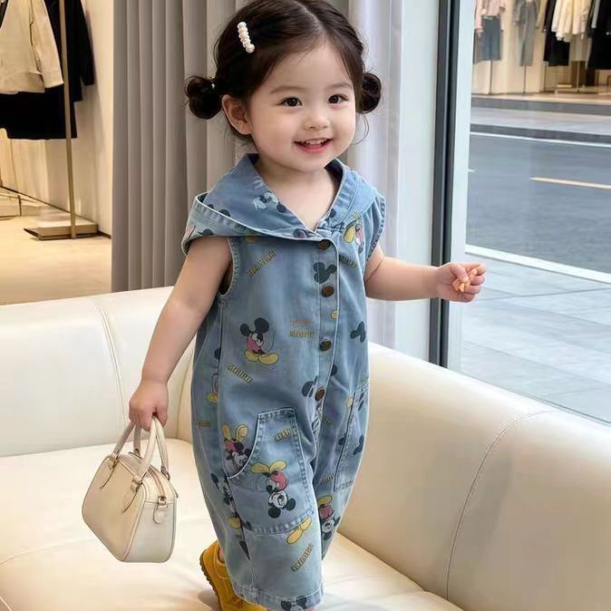 男女宝夏天轻薄满印无袖