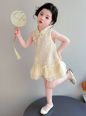 汉服女童夏季新款旗袍裙
