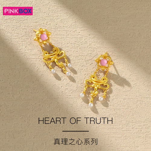 PINKBOX/娉饰珠宝黄金耳饰