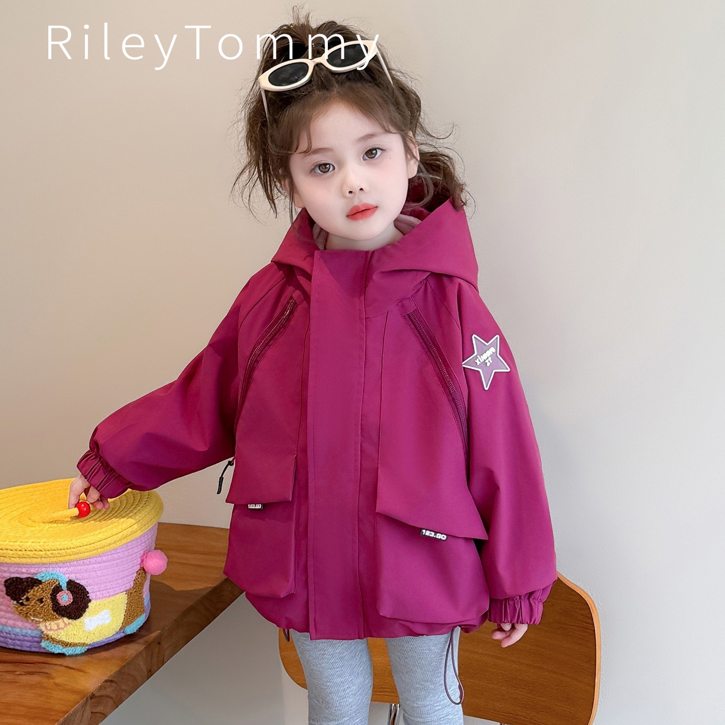 英国RileyTommy女童冲锋衣外套秋冬新款儿童三合一宝宝加厚两件套,童装/婴儿装/亲子装,儿童冲锋衣,淘宝优惠券,粉丝福利购,淘宝优惠卷