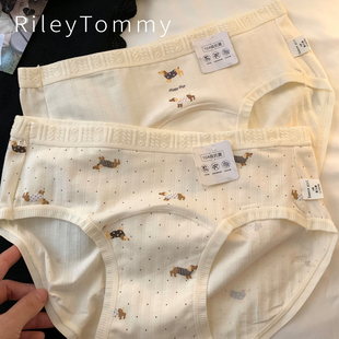 加长裆婴儿棉卡通中腰抗菌透气内裤 英国Riley Tommy少女纯棉内裤