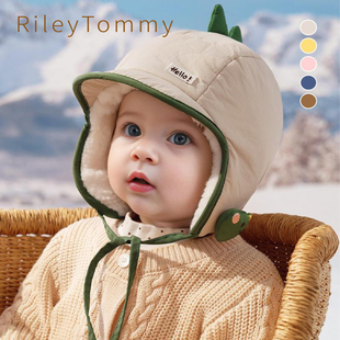 英国Riley 男女童护耳雷锋帽防风加厚保暖帽 Tommy儿童帽子秋冬季