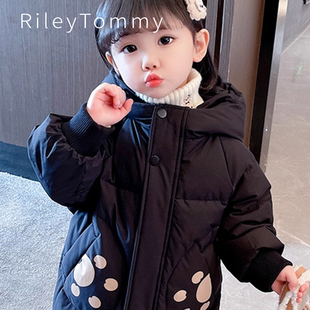 英国Riley Tommy儿童羽绒服短款冬季女童中长款轻便加厚保暖外套