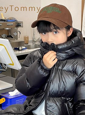 英国Riley Tommy儿童羽绒服短款男女童加厚小童中大童白鸭绒外套