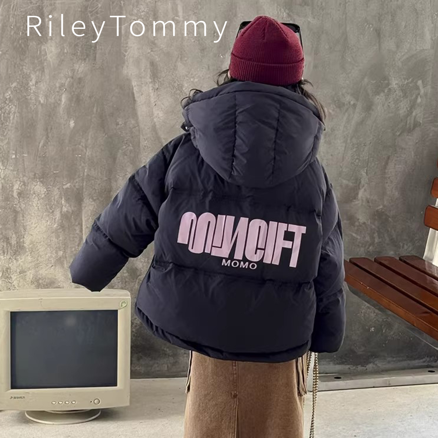 英国RileyTommy儿童连帽羽绒服