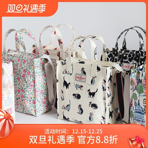 cathkidston2025小方包印花手提包防水出口英国订单单肩斜挎女包