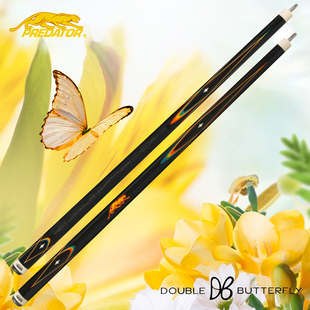 PREDATOR美洲豹双蝴蝶限量款中式黑八美式九球桌球杆