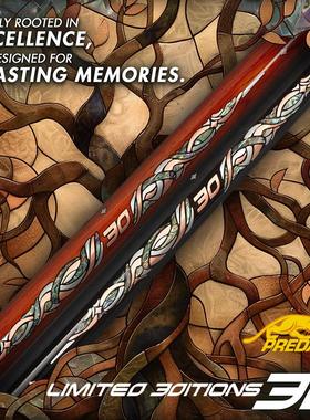 PREDATOR美洲豹30周年限量款台球杆黑科技八球美式九球杆大头杆