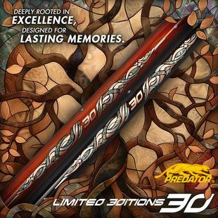 PREDATOR美洲豹30周年限量款台球杆黑科技八球美式九球杆大头杆