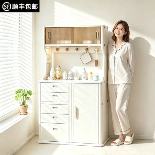 婴儿喂养台收纳三合一收纳台