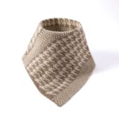 秋冬季 100%纯羊毛三角巾围巾女针织保暖套头围脖假领子假衣领脖套