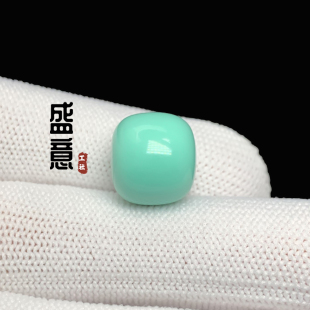 优化高瓷绿松石隔片文玩手串老形珠金刚星月菩提配饰桶珠散珠顶珠