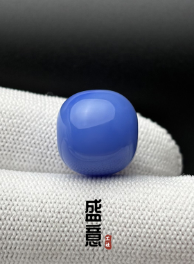 雪巴琉璃珠景泰蓝色老型桶珠腰珠顶珠单珠星月菩提松石配珠