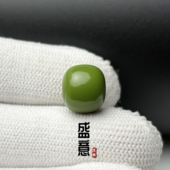 雪巴琉璃珠老型桶珠玉化菜籽黄腰珠顶珠单珠星月菩提绿松石配珠