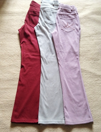 外贸日单 超弹力针织牛仔裤 彩裤 四面弹微喇显高收腹提臀 版型好