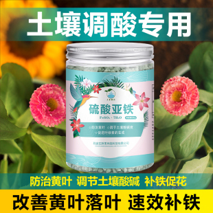 硫酸亚铁颗粒粉末水溶肥茶花栀子花专用喜酸植物通用花肥料