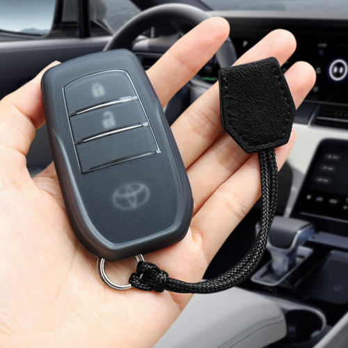 丰田磨砂透黑全包防摔钥匙套