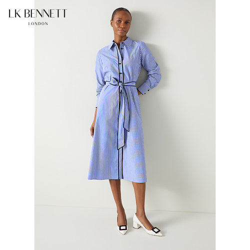 lkbennett衬衫裙纯棉连衣裙