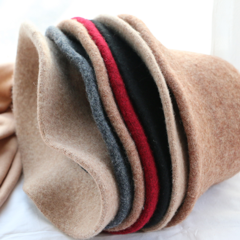 网红休闲风百搭毛呢原宿渔夫帽